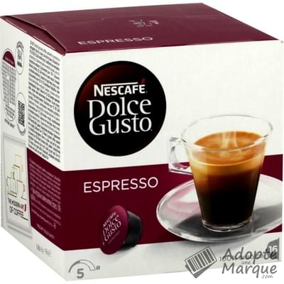 Dolce Gusto Capsules de Café Espresso La boîte de 16 capsules