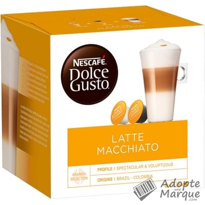 Dolce Gusto Capsules de Café Latte Macchiatto La boîte de 16 capsules