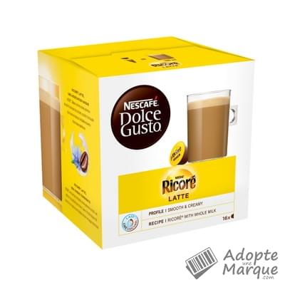 Dolce Gusto Capsules de Café Ricoré® Latte La boîte de 16 capsules