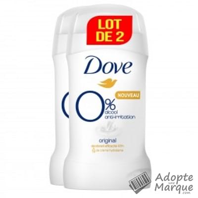 Dove Déodorant Original Les 2 sticks de 40ML