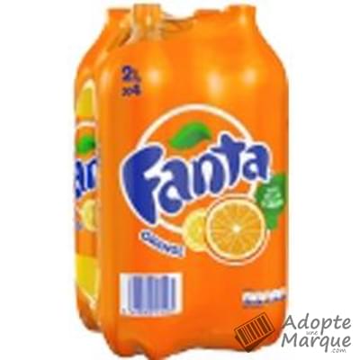 Fanta Boisson gazeuse goût Orange Les 4 bouteilles de 2L
