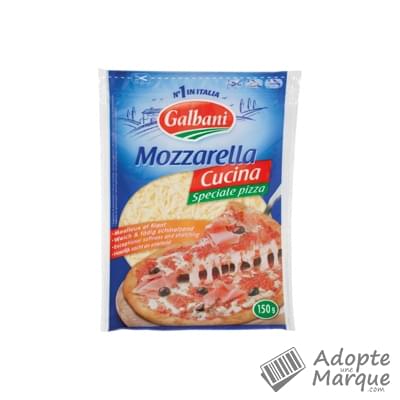 Galbani Mozzarella Râpée Cucina Spéciale Pizza 25%MG Le sachet de 150G
