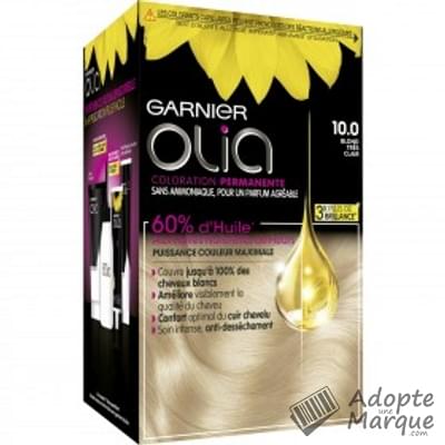 Garnier Olia - Coloration Permanente 10.0 Blond très clair La boîte