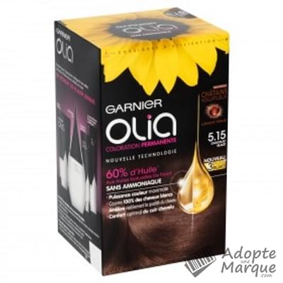 Garnier Olia - Coloration Permanente 5.15 Chocolat glacé La boîte