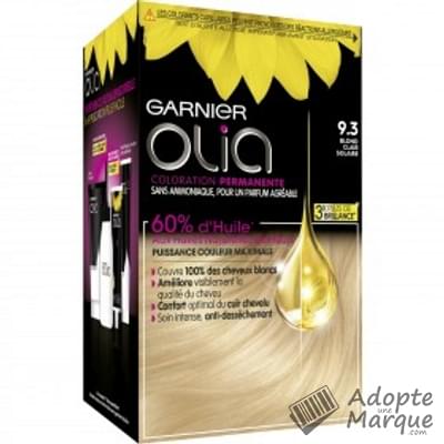 Garnier Olia - Coloration Permanente 9.3 Blond clair solaire La boîte