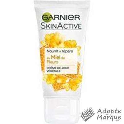 Garnier SkinActive 96% Ingrédients Origine Naturelle - Crème de jour Végétale au Miel de Fleurs Le tube de 50ML
