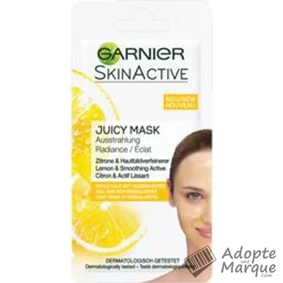 Garnier SkinActive - Masque Radiance Éclat au Citron & Actif Lissant Le masque de 8ML