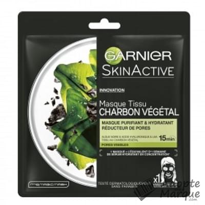 Garnier SkinActive - Masque Tissu au Charbon Végétal Le masque de 28G
