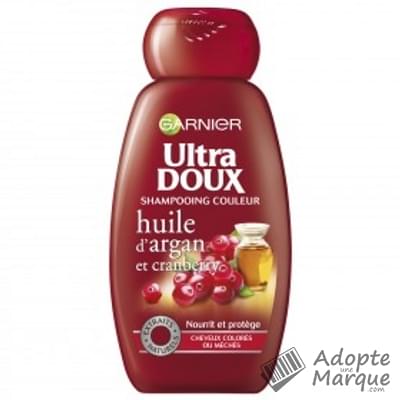 Garnier Ultra DOUX - Shampooing à l'Huile d'Argan & Cranberry Le flacon de 250ML