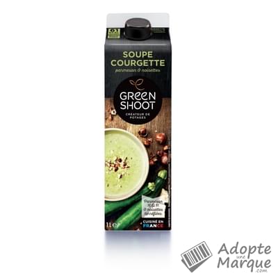 Green Shoot Soupe Courgettes, Parmesan & Noisettes La brique de 1L