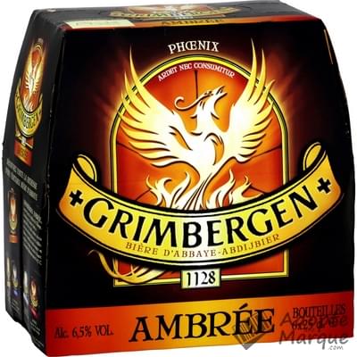 Grimbergen Bière Ambrée d'Abbaye - 6,5% vol. Les 6 bouteilles de 25CL