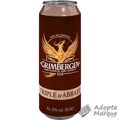 Grimbergen Bière Blonde Triple d'Abbaye - 8% vol. La canette de 50CL