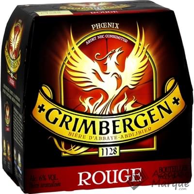 Grimbergen Bière Rouge d'Abbaye - 6% vol. Les 6 bouteilles de 25CL