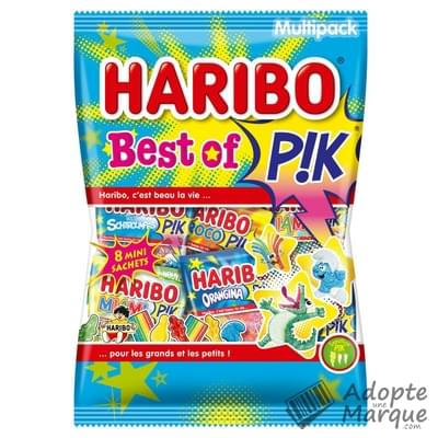 Haribo Bonbons Best of Play & PIK Le sachet de 360G