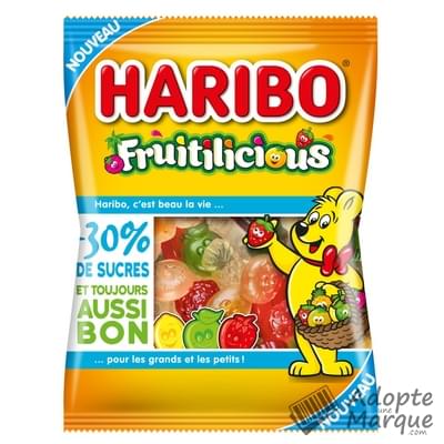 Haribo Bonbons Fruitilicious Le sachet de 175G