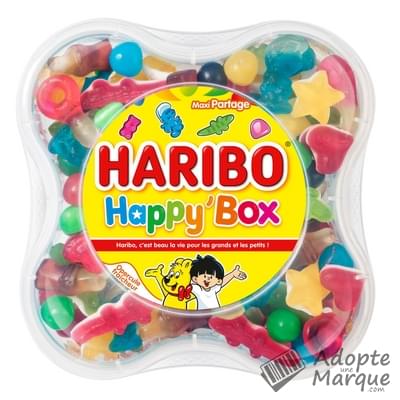 Haribo Bonbons Happy Box La boîte de 600G