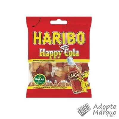 Haribo Bonbons Happy Cola Halal Le sachet de 100G