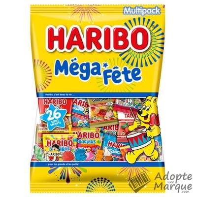 Haribo Bonbons Méga Fête Le sachet de 1KG
