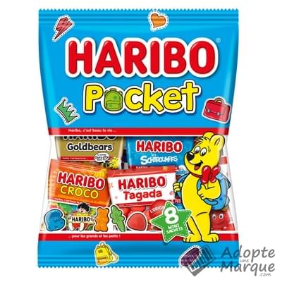 Haribo Bonbons Pocket Le sachet de 380G