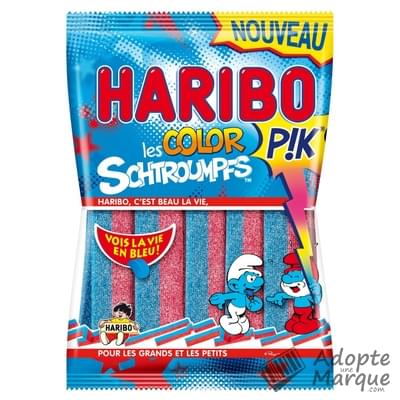 Haribo Bonbons Les Schtroumpfs' PIK Le sachet de 180G