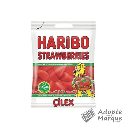 Haribo Bonbons Strawberries Halal Le sachet de 80G