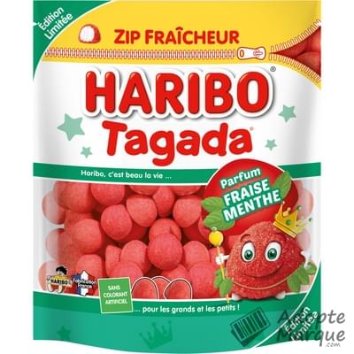 Haribo Bonbons Tagada Mente Le sachet Zip Fraîcheur de 200G