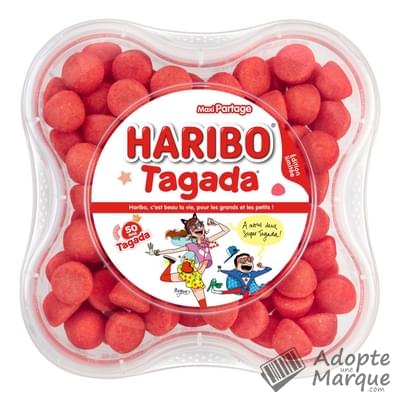 Haribo Bonbons Tagada Red l'Originale La boîte de 500G