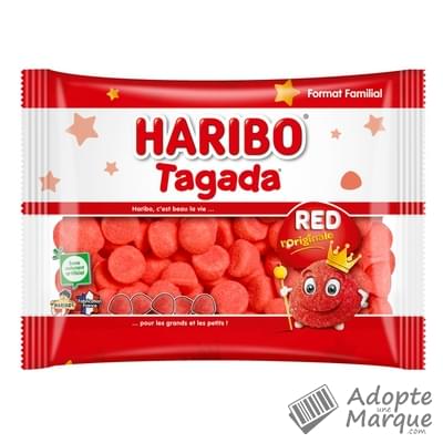 Haribo Bonbons Tagada Red l'Originale le sachet de 400g
