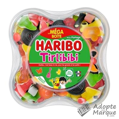 Haribo Bonbons Tirlibibi La boîte de 1KG