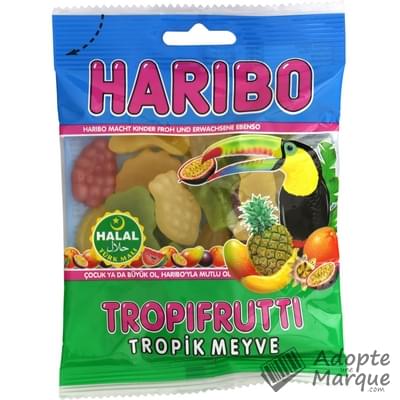 Haribo Bonbons Tropifrutti Halal Le sachet de 100G