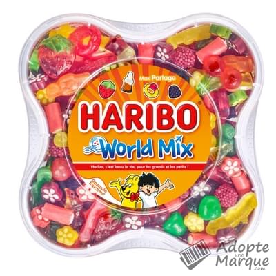 Haribo Bonbons World Mix La boîte de 750G