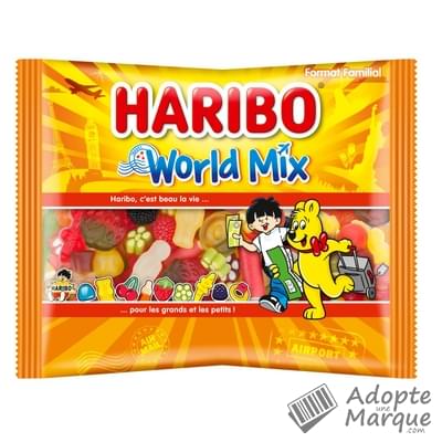Haribo Bonbons World Mix Le sachet de 500G