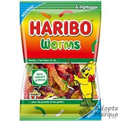 Haribo Bonbons Worms  Le sachet de 200G
