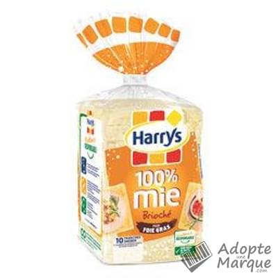 Harry's 100% Mie - Pain de mie Brioché Le paquet de 285G
