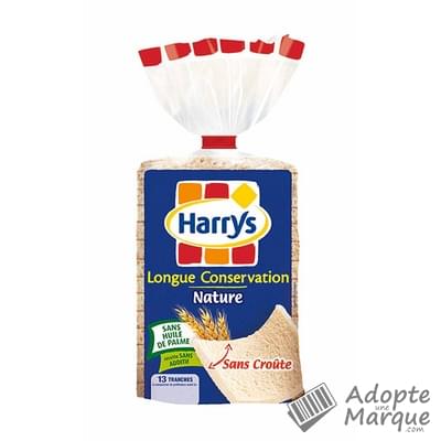 Harry's Longue Conservation - Pain de mie Nature Sans Croûte Le paquet de 325G