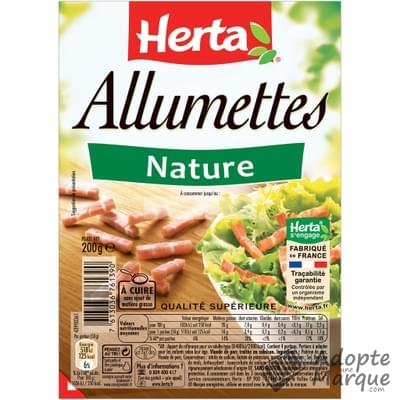 Herta Allumettes Nature La barquette de 200G
