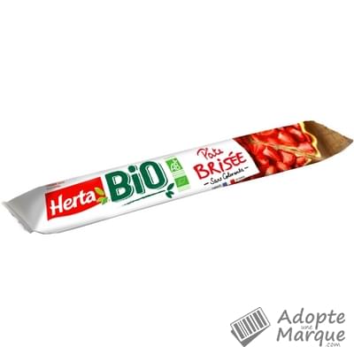 Herta Bio - Pâte à tarte Brisée Le sachet de 230G
