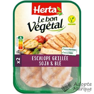 Herta Le Bon Végétal - Escalope Grillée Soja & Blé La barquette de 150G