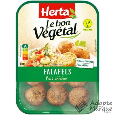 Herta Le Bon Végétal - Falafels Pois chiches La barquette de 190G