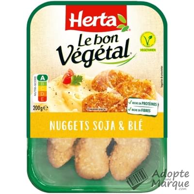 Herta Le Bon Végétal - Nuggets Soja & Blé La barquette de 200G