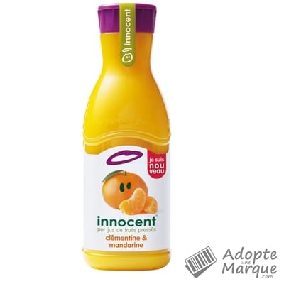 Innocent Jus de fruits frais Clémentine & Mandarine avec Pulpe - 100% Jus La bouteille de 900ML