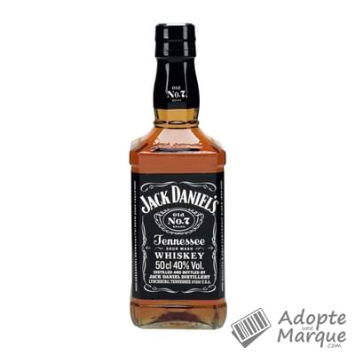 Jack Daniel's Whisky USA Tennessee Blended Old N°7 - 40% vol. La bouteille de 50CL