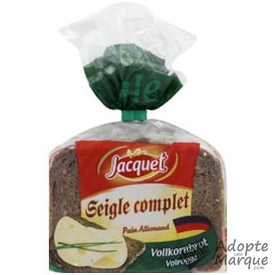 Jacquet Pain De Campagne Au Seigle Complet Le Paquet De 500G