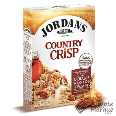 Jordans Country Crisp Sirop d'Erable & Noix de Pécan La boîte de 550G