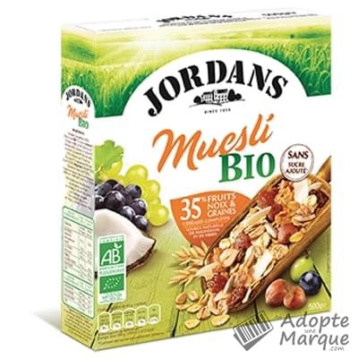 Jordans Muesli Bio La boîte de 500G