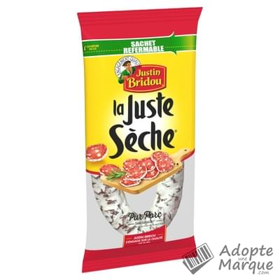 Justin Bridou La Juste Sèche - Saucisse sèche Nature La saucisse de 275G