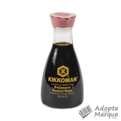 Kikkoman Sauce Soja naturellement fermentée La carafe anti-goutte de 150ML