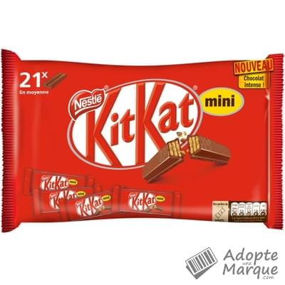 KitKat Mini - Gauffrettes croustillantes enrobées de chocolat au lait Le paquet de 350G