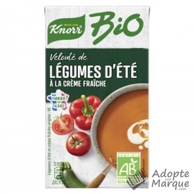 Knorr Bio - Velouté de Légumes d'été à la Crème fraîche La brique de 1L