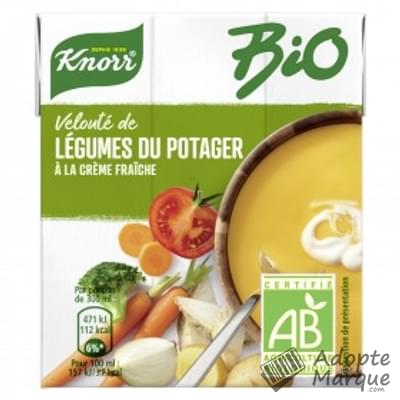 Knorr Bio - Velouté de Légumes du potager à la Crème fraîche La brique de 30CL